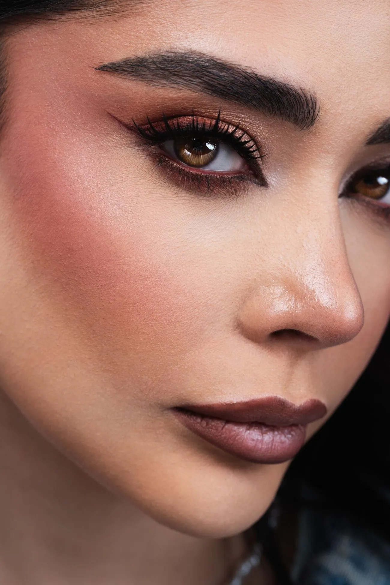 Machiaj warm tones — clientă Studio Lumina